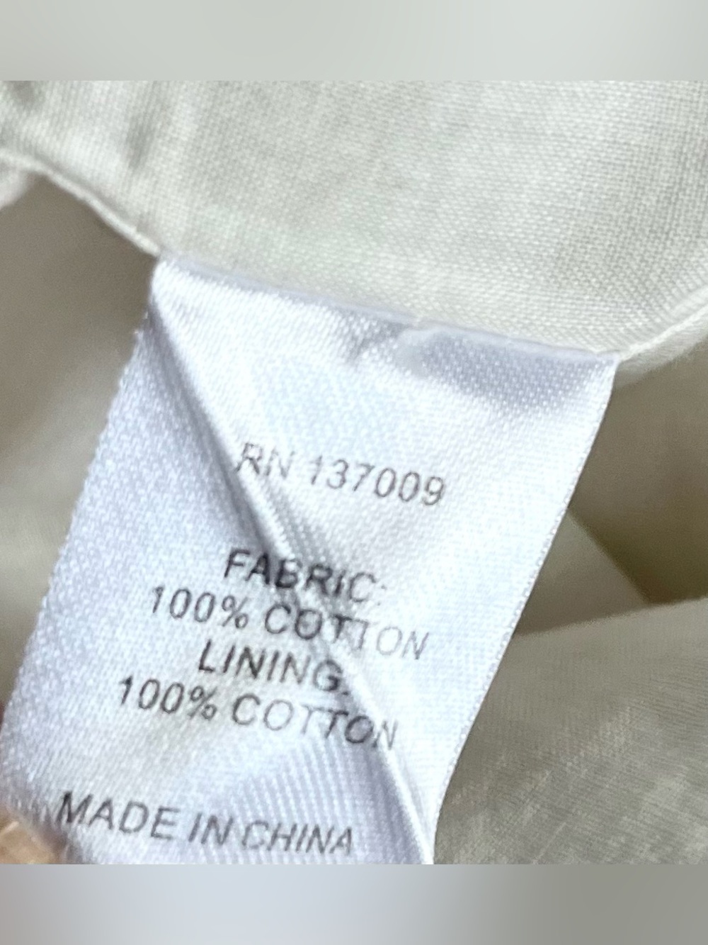 ANNIE GRIFFIN Cotton white shorts size 2 - Picture 5 of 9